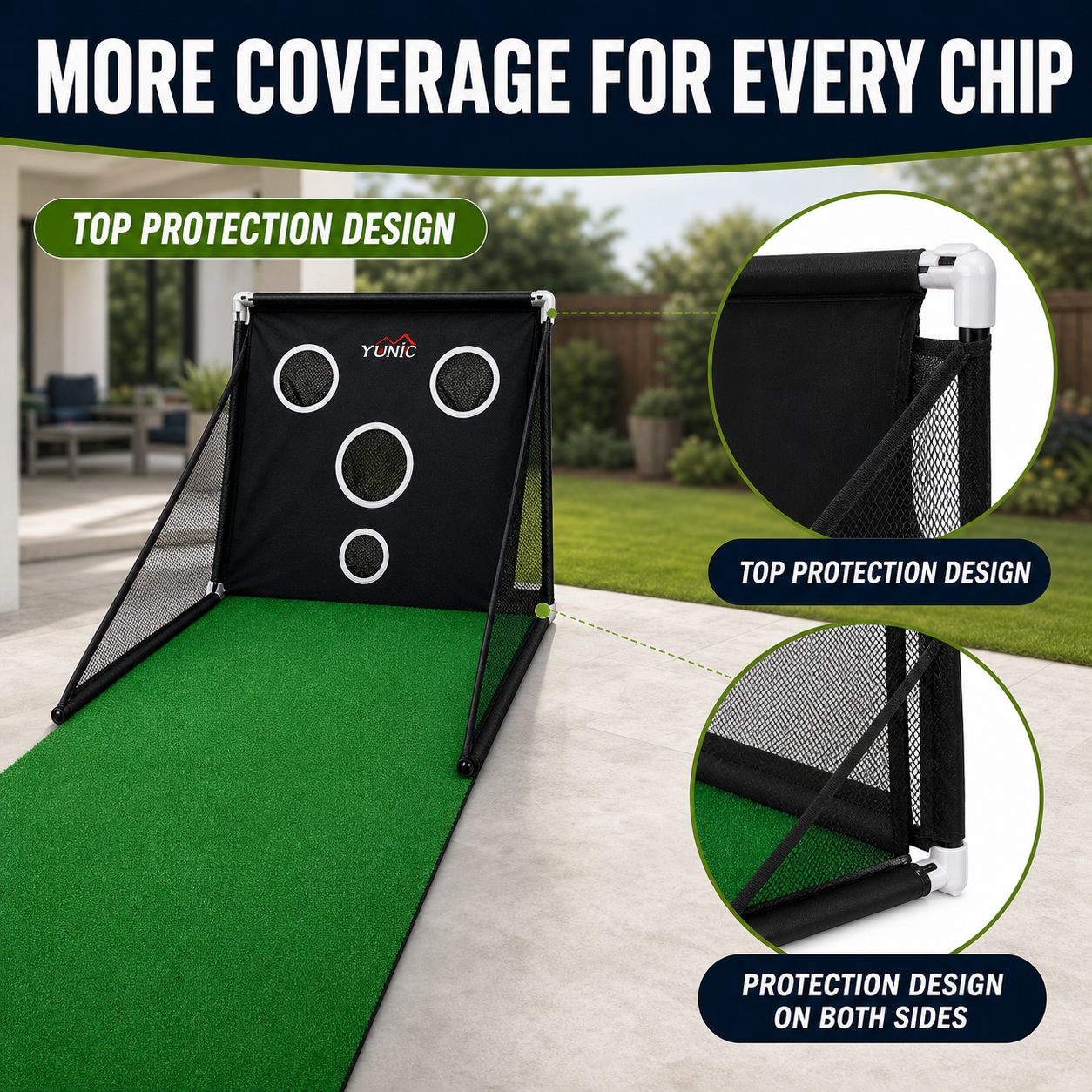 Portable Golf Chipping Practice Net for All Skill Levels