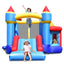 Château Gonflable avec Toboggan et Piscine à Balles