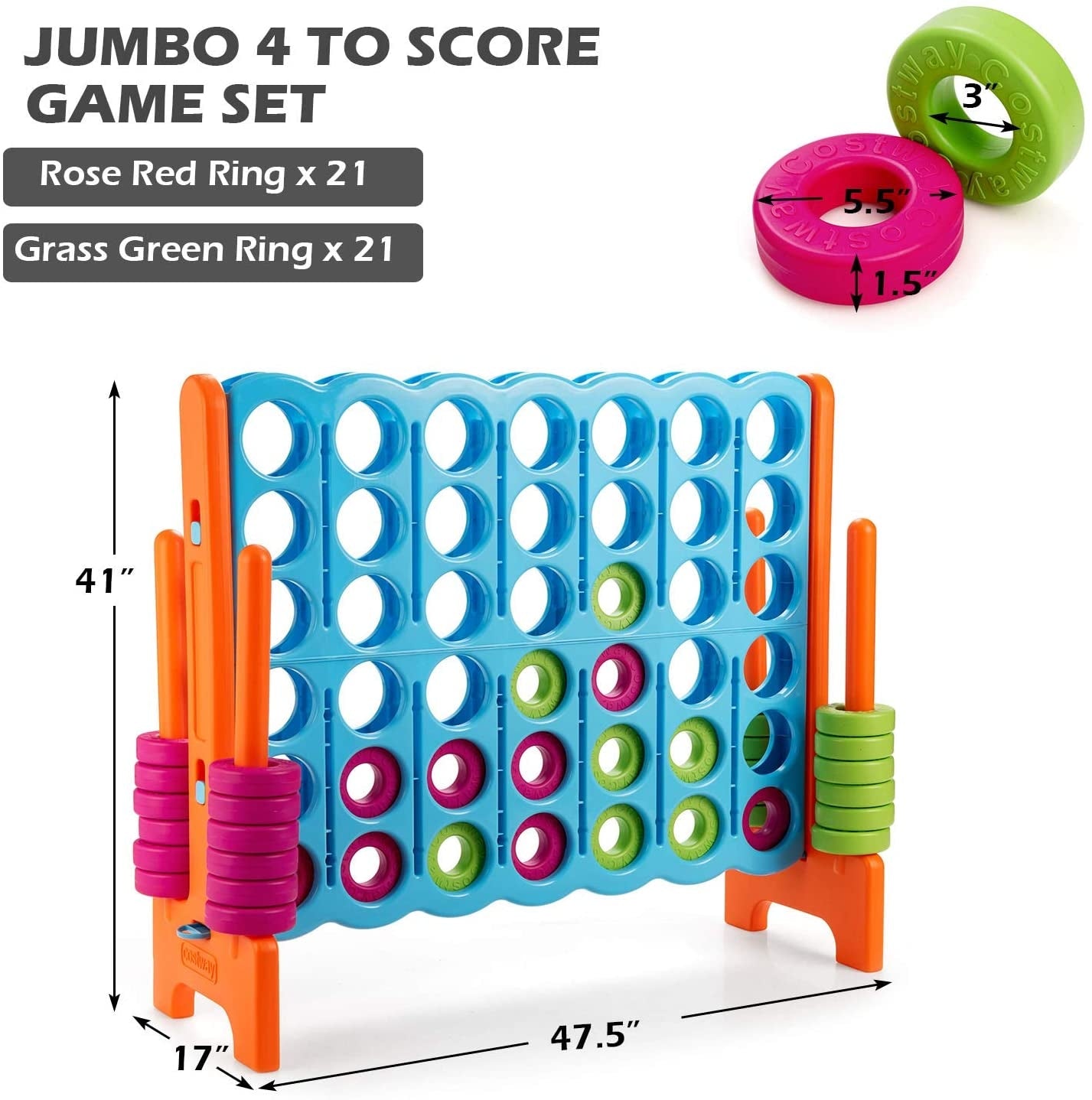 Juego Gigante de 4 en Raya para Diversión Familiar