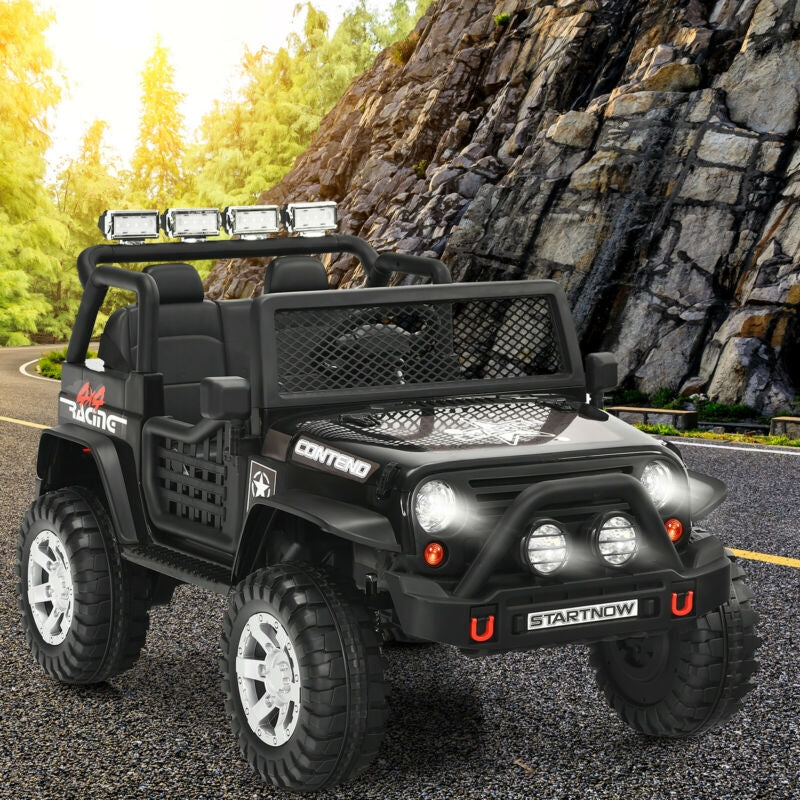 Camion électrique pour enfants 12V - Noir