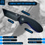 The Ultimate Pioneer Folding Pocket Knife Gift Set for Adventurers (Black & Blue) - Korvel