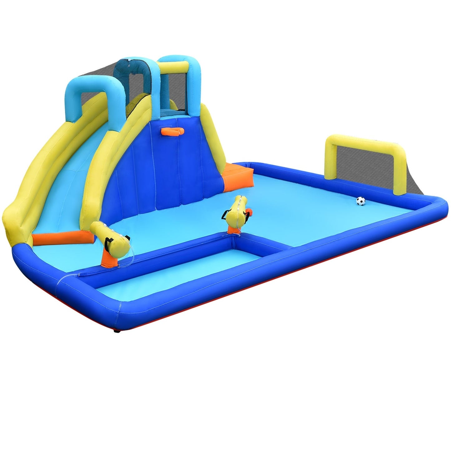 Casa de Salto Inflable 6 en 1 con Tobogán de Agua