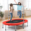 Trampolín Rebotador de Fitness Mini Plegable para 2 Personas - Rojo