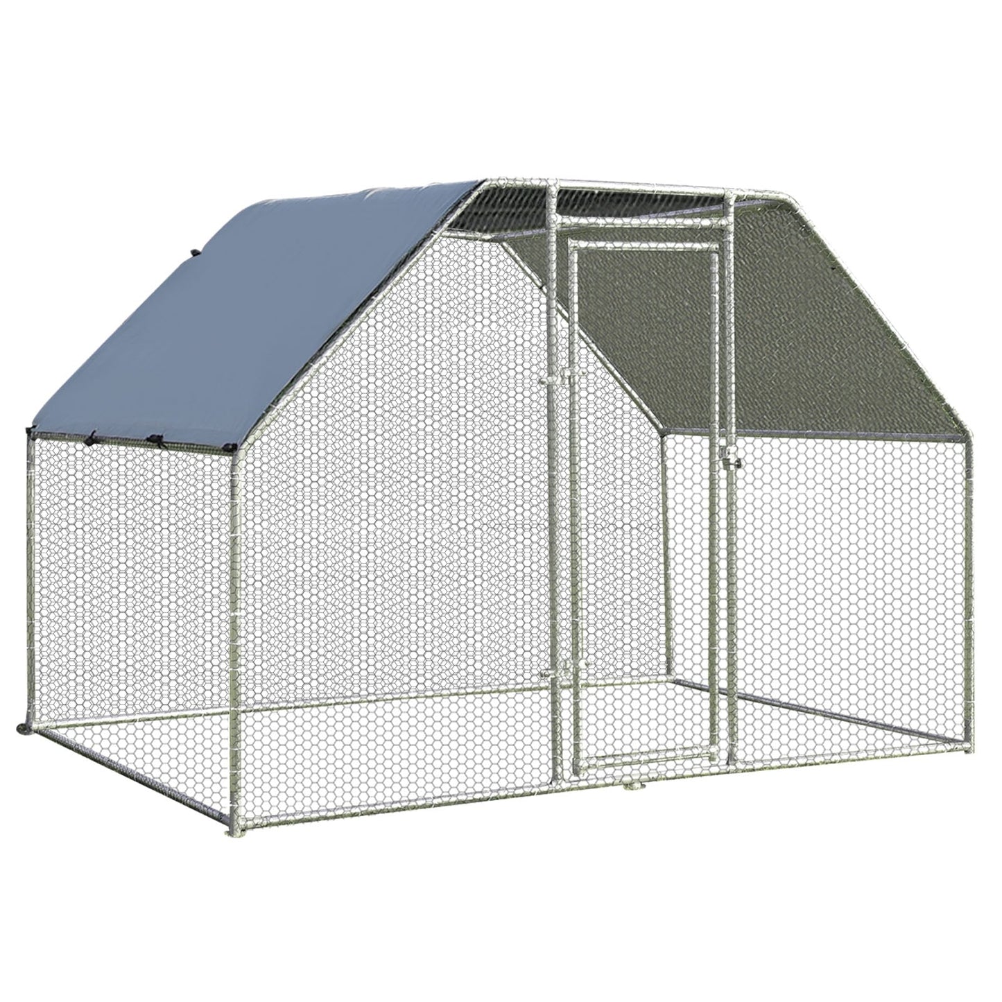 Large Walk In Chicken Run Cage - 9.5 x 6.5 Feet
