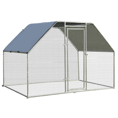 Grande Cage de Poules en Plein Air - 9,5 x 6,5 Pieds