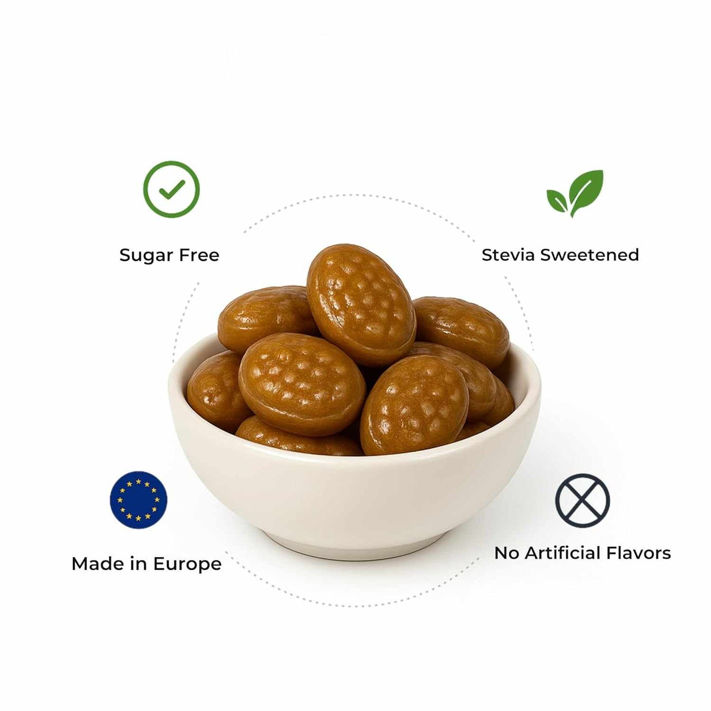 Caramelo Duro de Regaliz Australiano Sin Azúcar Andy Anand Chocolatier - 7 Oz