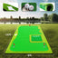 Yunic Golf Premium 8ft x 16ft Putting Green with Elevation Slope - Korvel