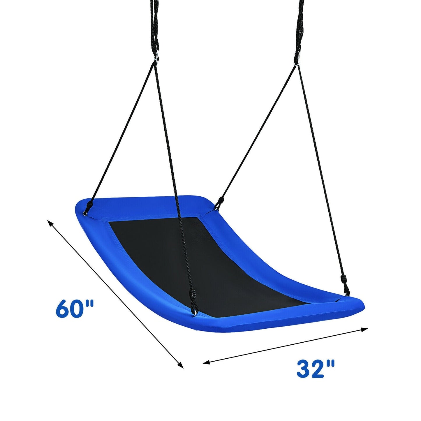 700lb Giant 60 Inch Platform Tree Swing - Blue