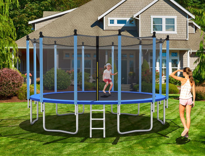 16 ft Outdoor Trampoline with Safety Net