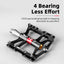 Premium Quick Release Bicycle Pedals with Rainproof Seal