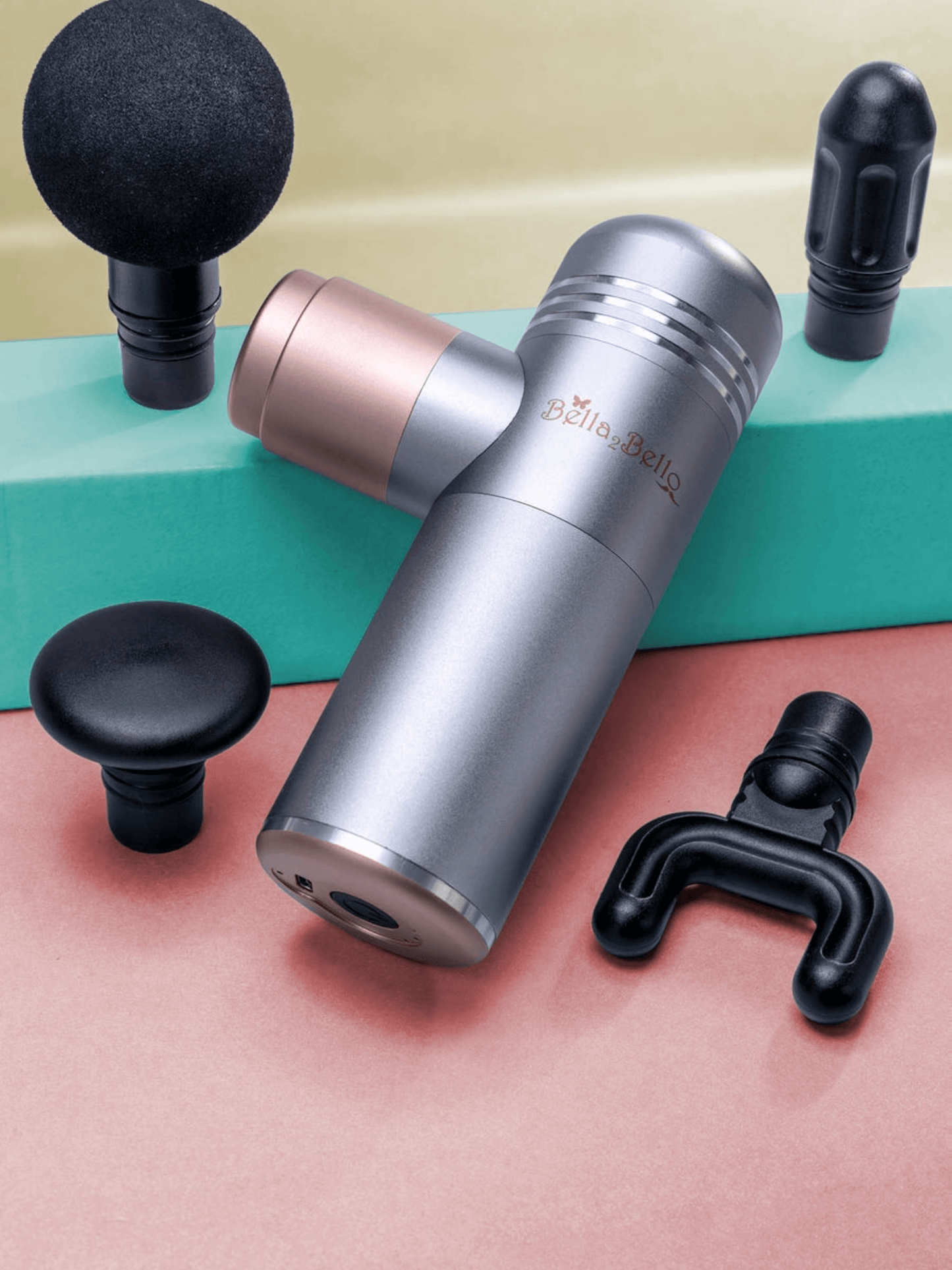 Bella2Bello G9 Mini Massage Gun - Silver
