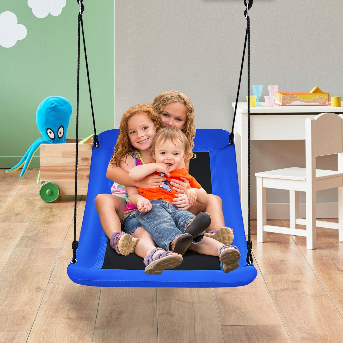700lb Giant 60 Inch Platform Tree Swing - Blue