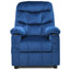 Sillón Reclinable para Niños con Portavasos y Reposapiés - Azul Claro