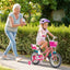 Vélo pour enfants Gbruno avec roues d'entraînement - 14 pouces