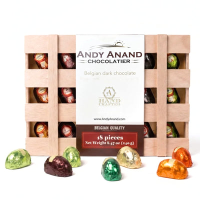 Andy Anand Gourmet Chocolate Liquor Bottles – Non-Alcoholic Assortment