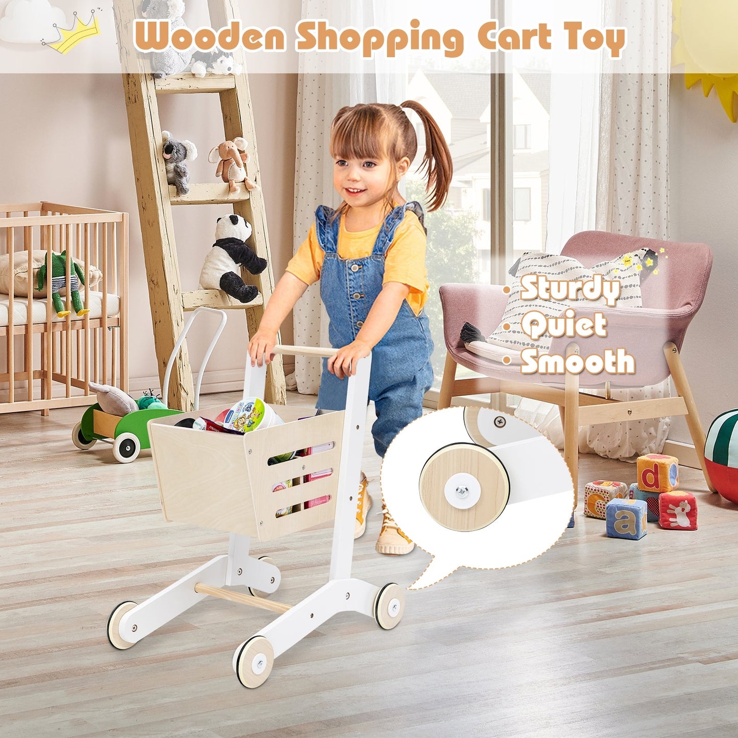 Grocery Store Playset - Pretend Play Supermarket Set