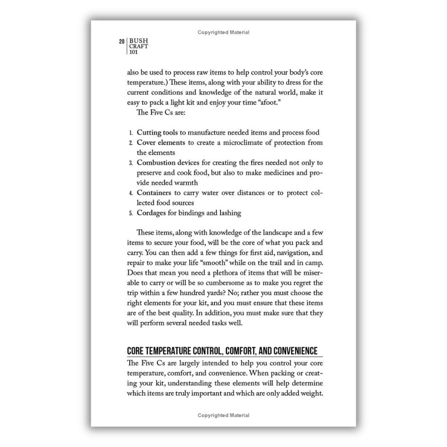 Bushcraft 101: A Field Guide to the Art of Wilderness Survival (Spiral Bound) - Korvel