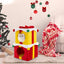 Casa de Gato en Forma de Caja de Regalo Festiva para una Cómoda Temporada Navideña