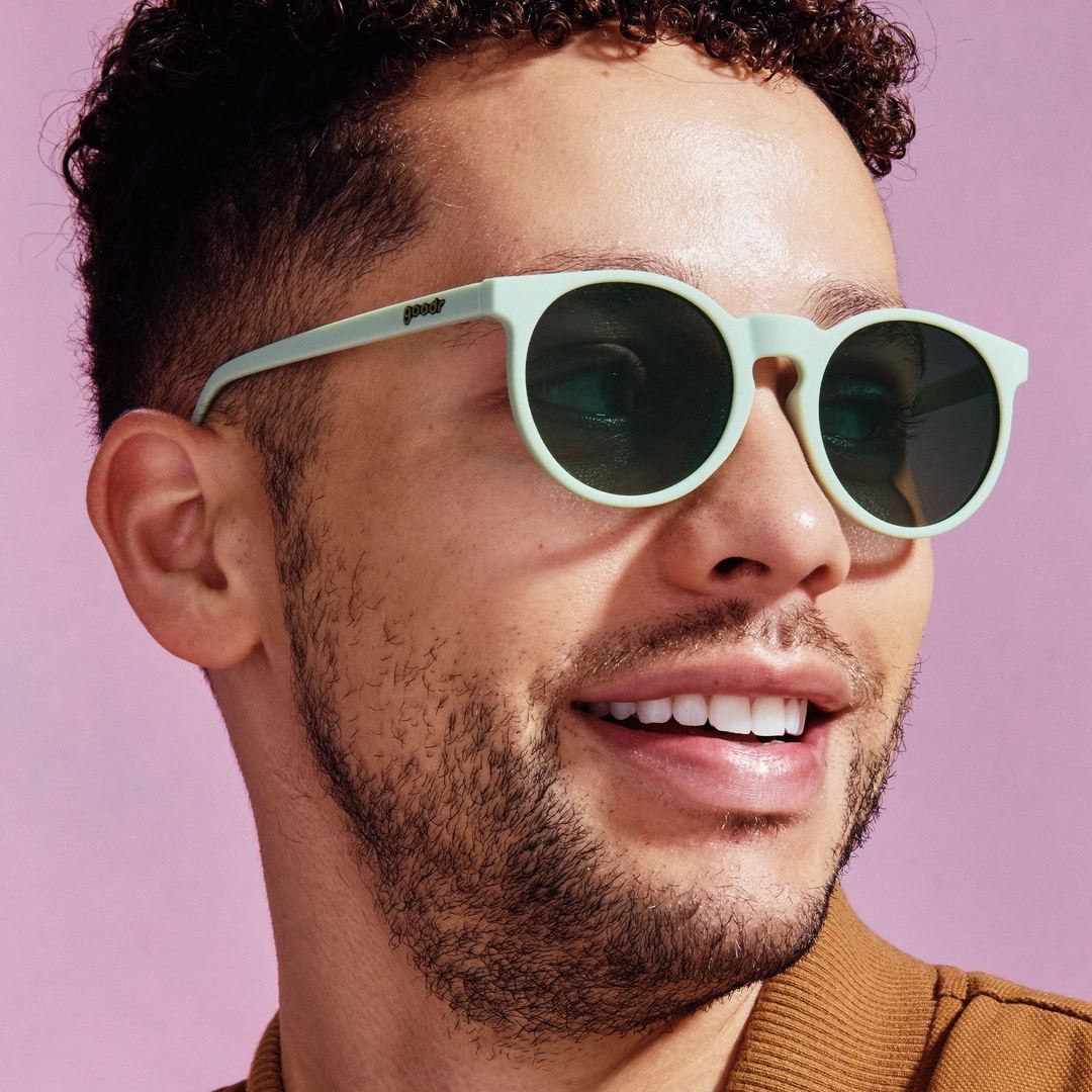 Sage Green Circle G Polarized Sunglasses for Plant Lovers - Korvel