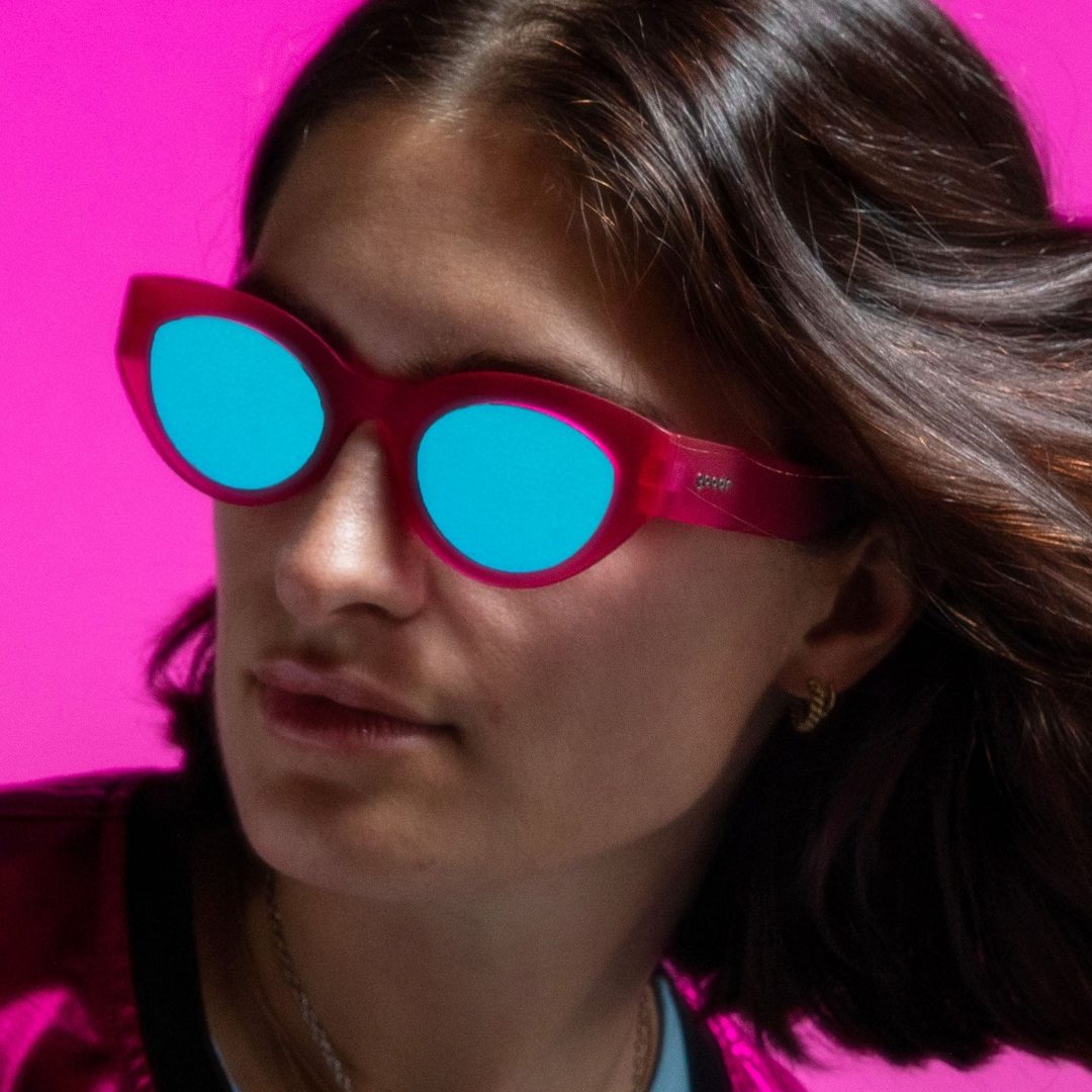 Cosmic Chic: Pink Moon G Polarized Cat-Eye Sunglasses - Korvel