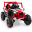 UTV para Niños de 2 Asientos con Control Remoto - Rojo