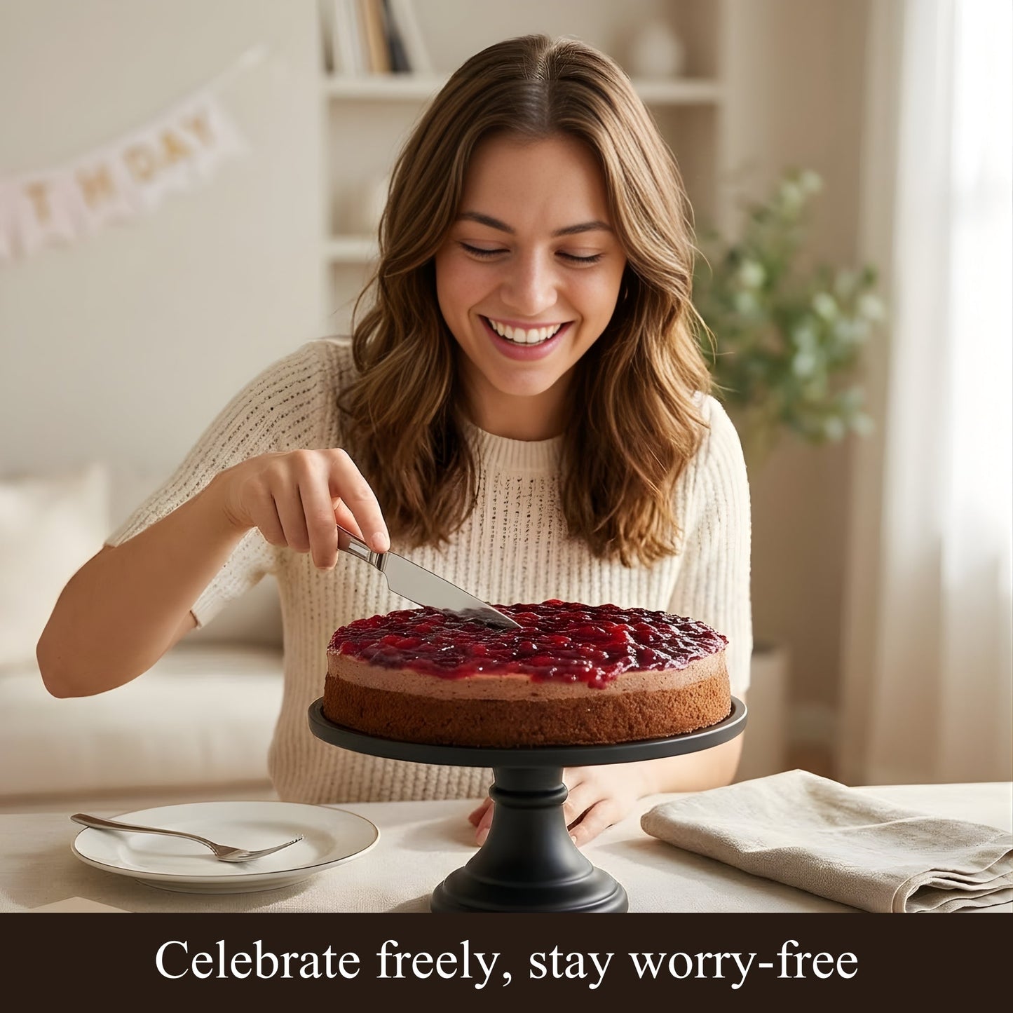 Andy Anand Sugar Free Chocolate Wildberry Mousse Cake (3 lbs)