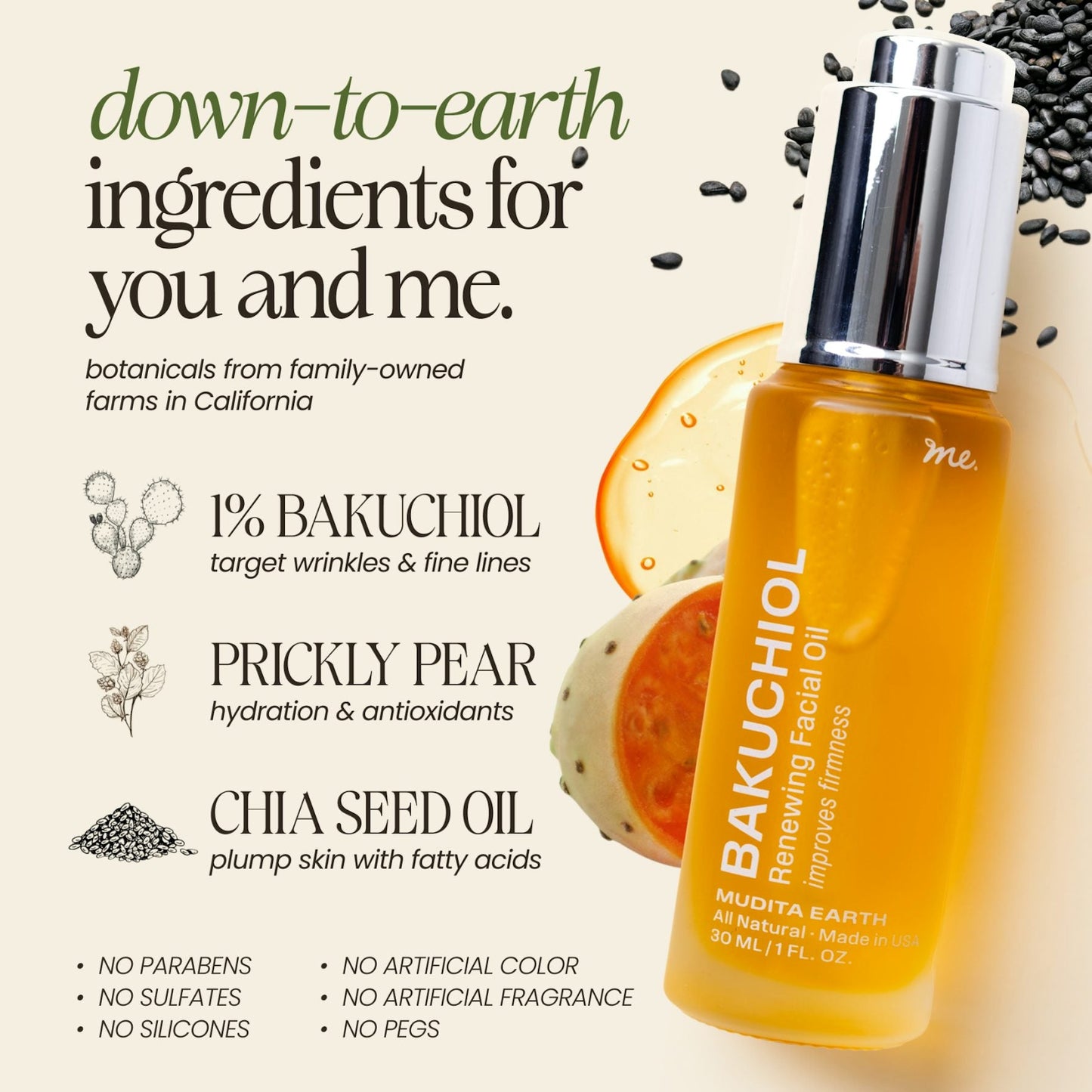 Bakuchiol Skin Renewing Facial Oil (Retinol Alternative) - Korvel