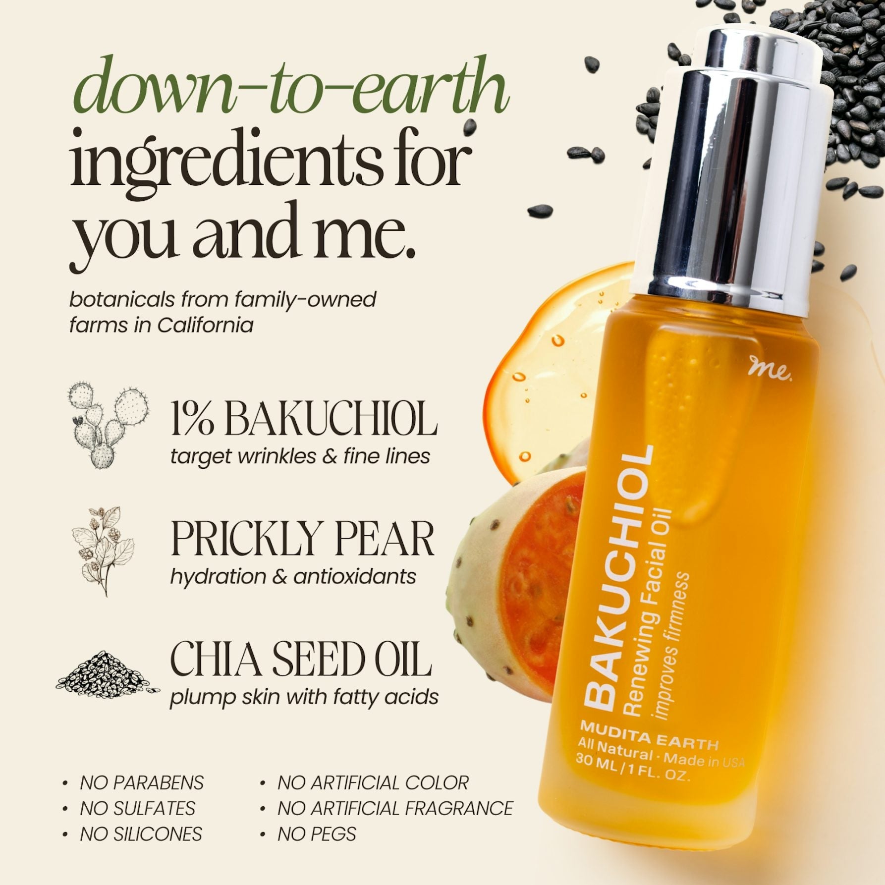 Bakuchiol Skin Renewing Facial Oil (Retinol Alternative) - Korvel