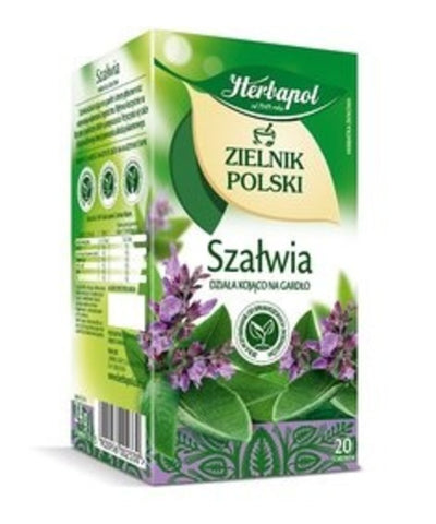 Herbapol Polish Herbarium Sage Herbal Tea - 20 Bags