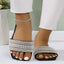 Sandalias Elegantes de Diamante Negro para Mujeres