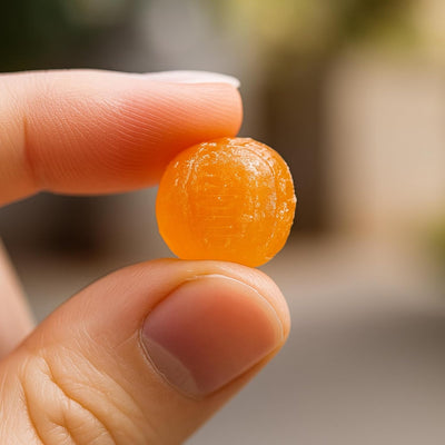 Andy Anand Sugar Free Sour Orange Hard Candy - 28 Pcs