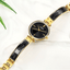 Montre en acier inoxydable élégante pour femmes avec bracelet en céramique