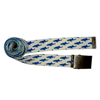 Blue Whale Shark Belt - Versatile Sizes & Buckle Options