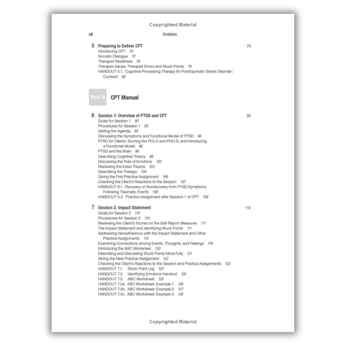 Cognitive Processing Therapy for PTSD: A Comprehensive Manual (Spiral Bound) - Korvel