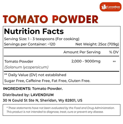Premium Tomato Powder – 100% Pure Dehydrated Tomato