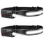 USB Rechargeable LED Headlamp with Motion Sensor