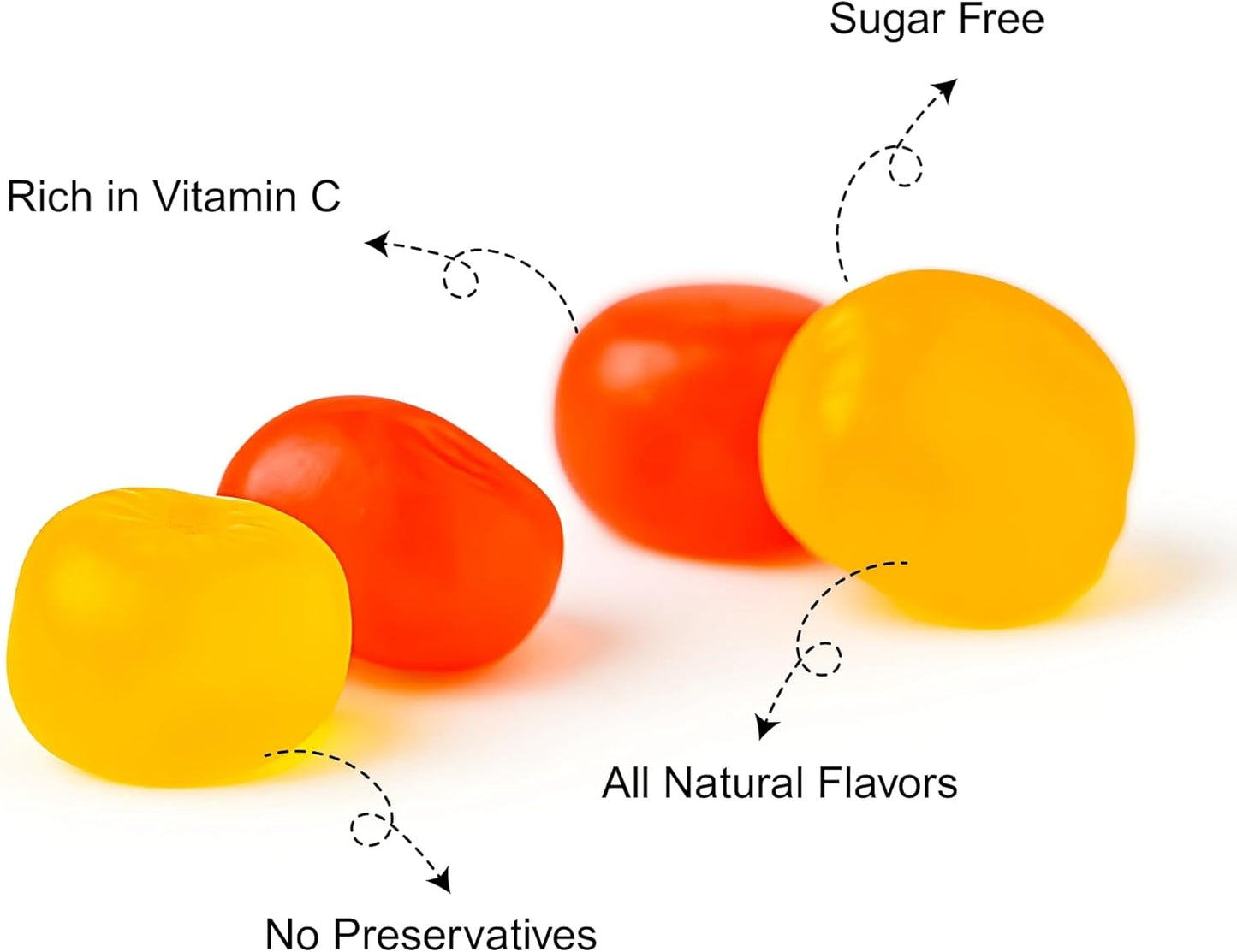 Bonbons multivitaminés sans sucre Andy Anand Chocolatier - 50 unités