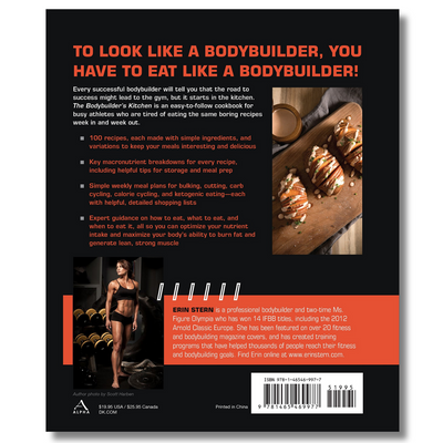 Ultimate Bodybuilder's Cookbook: 100 Recipes & Tailored Meal Plans for Muscle Gain and Fat Loss (Spiral Bound) - Korvel