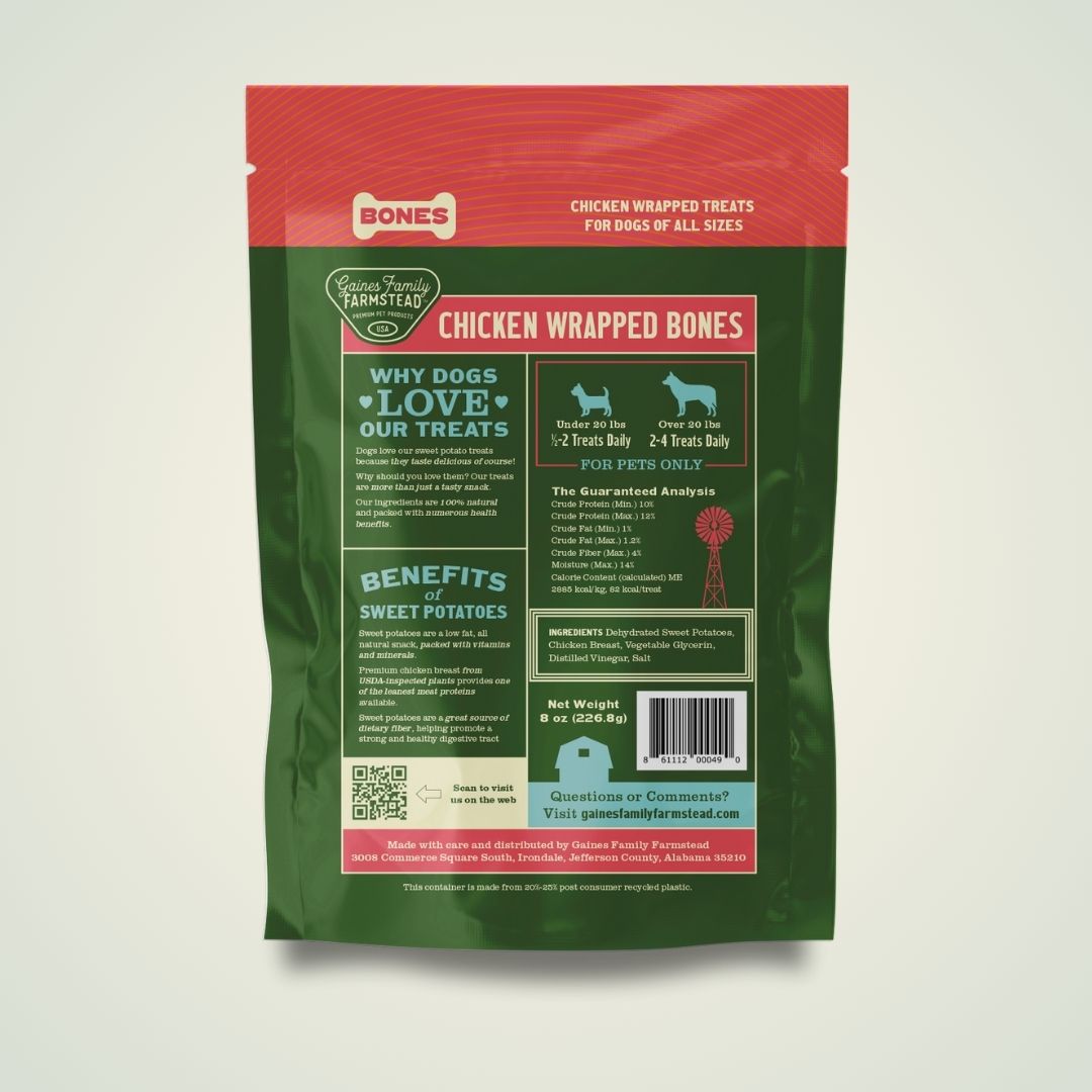Protein-Packed Chicken & Sweet Potato Chews for Dogs - Korvel
