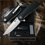 Premium Folding Pocket Knife Gift Set for Adventurers (Silver & Black) - Korvel
