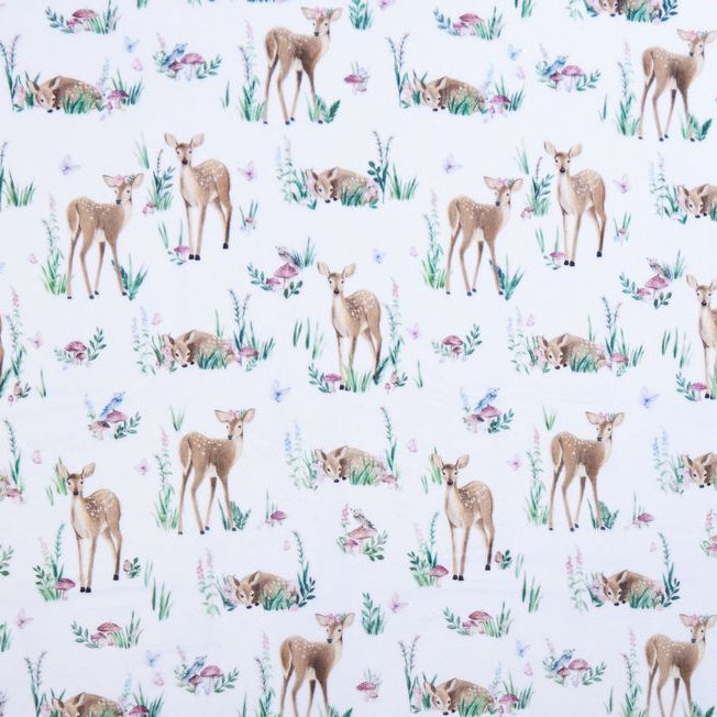 Digital Cuddle Multi Fawn Of You Fabric - 58" - 60" per yard
