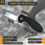 The Pioneer Folding Pocket Knife Giftset for Men and Women (Silver and Black) - Korvel
