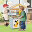 2 in 1 Wooden Mud Kitchen with Removable Water Box - Gray