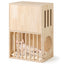 2-Tier Wooden Cat Condo with Removable Cushions
