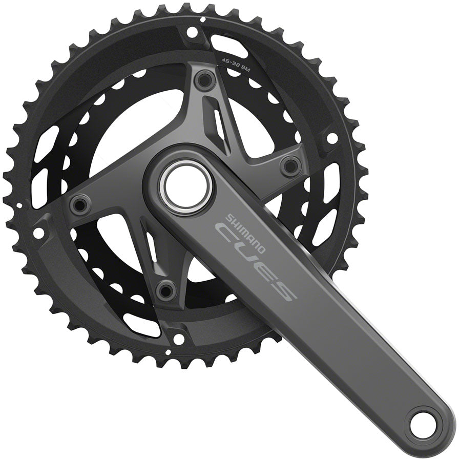 Shimano CUES FC-U6010-2 Crankset - 175mm 11-Speed 46/32t