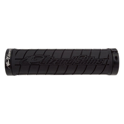 Lizard Skins Logo Lock On Grips - Black with Clamps