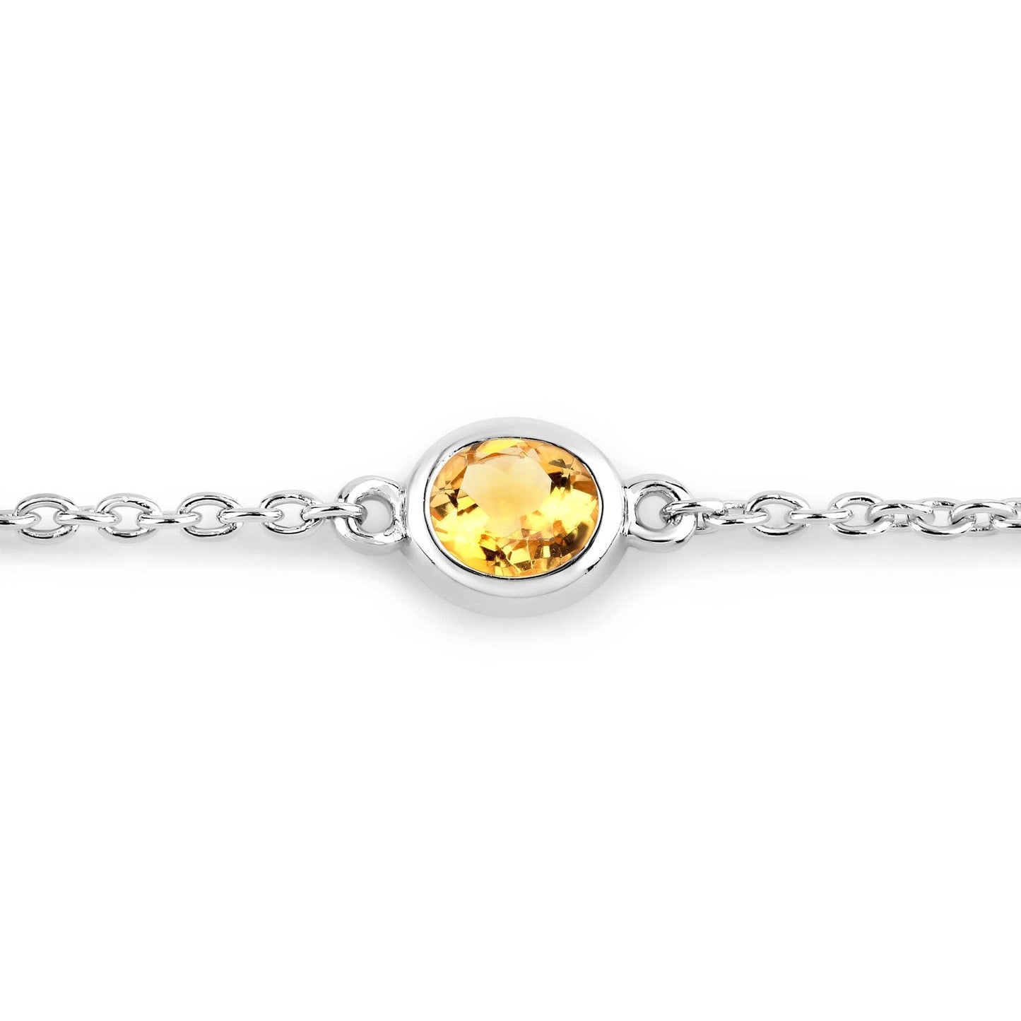 Bracelet en argent sterling .925 de 1,83 carat avec pierres multi-stones