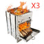 Adjustable Lightweight Camping Wood Stove for Outdoor Cooking