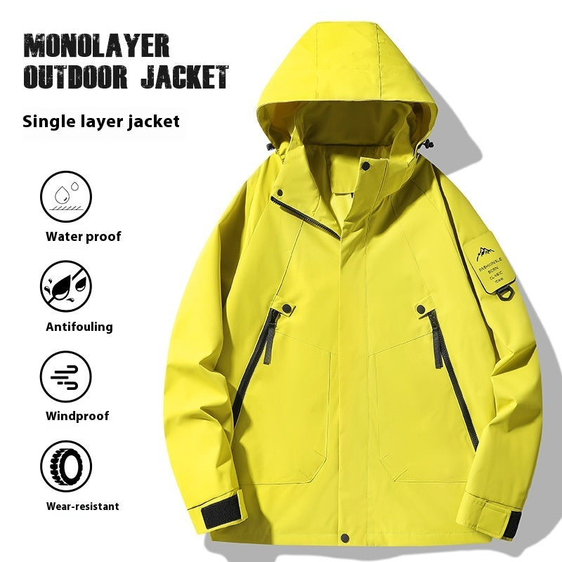 Veste Shell Extérieure Premium - Coupe-vent et Imperméable