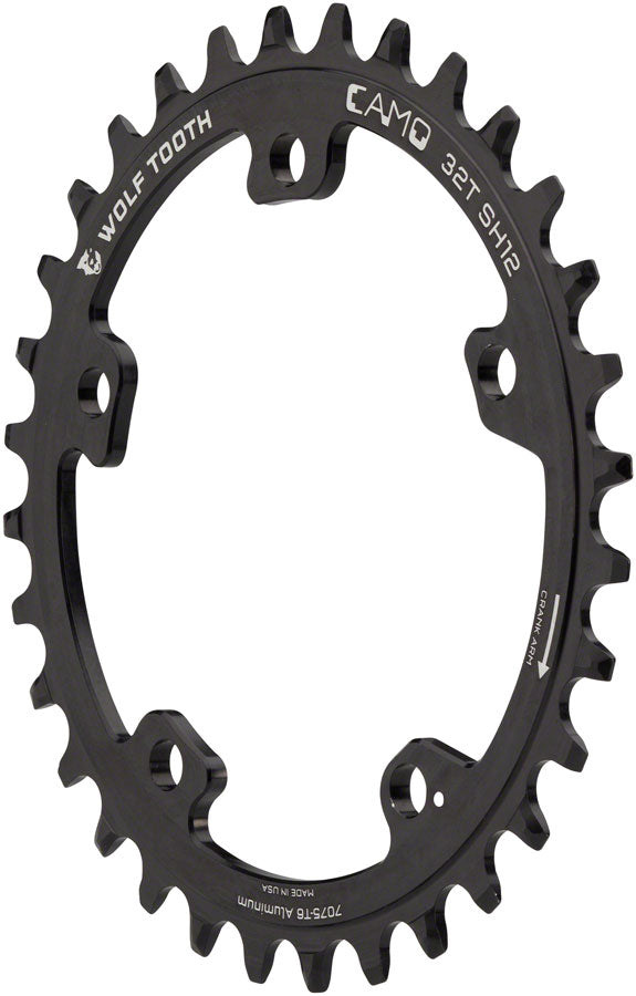 Chaîne en aluminium Wolf Tooth CAMO - 34t pour Shimano 12 vitesses